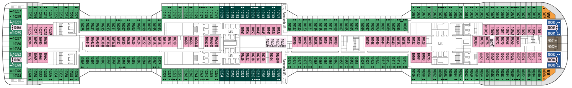 Deck 10 - Haga Sophia plan